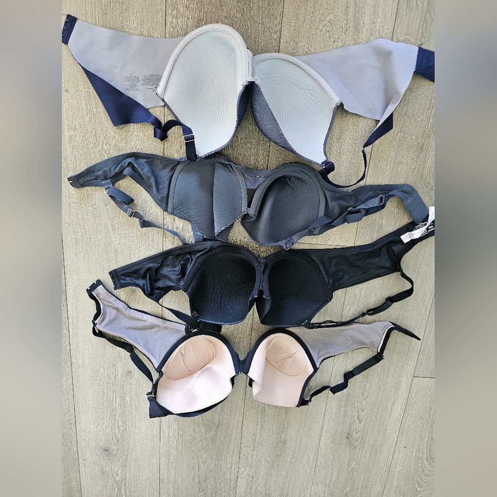 38D SOMA, Thirdlove Black and Gray Bra Collection - Picture 2 of 5